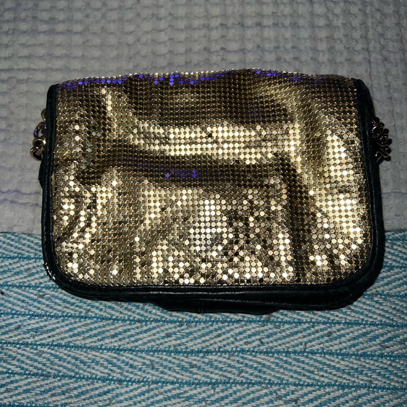 Badgley Mischka Handbags - Badgley Mischka Gold Sequin Crossbody Bag
